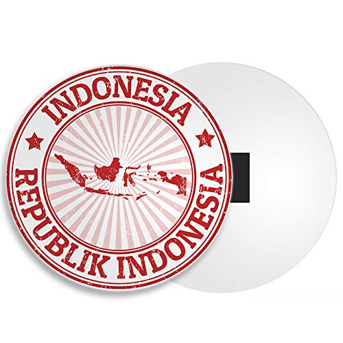 Destinationvinyl Multicolor 1 X Republik Of Indonesia Map Fridge Magnet - Bali Jakarta Travel Tourist #4325