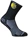 Wrightsock Profi Sportsocke, Wandersocke in schwarz, Anti-Blasen-System, doppel-lagig, Crew lang - Stick Jakobsweg - Gr. M