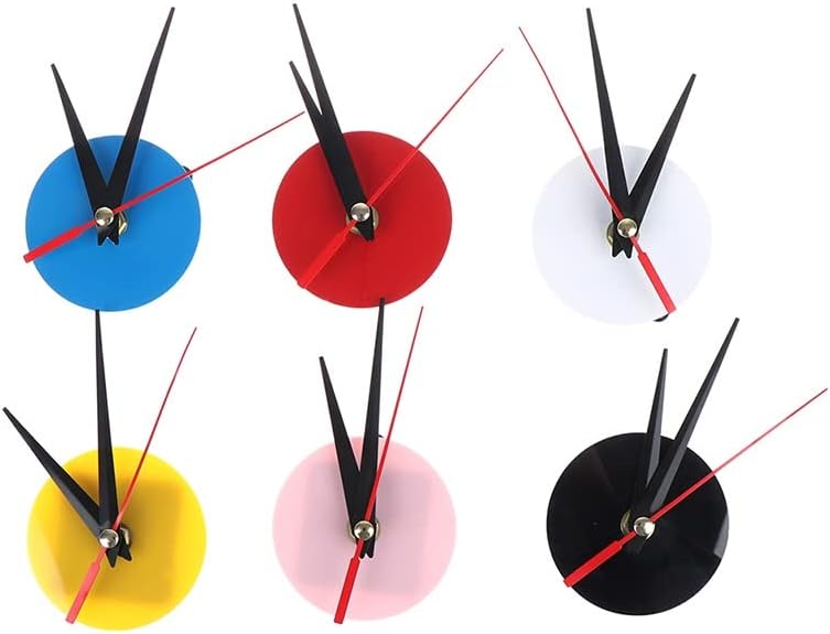 1PCS DIY Silent Quartz Watch Round Wall Clock Movement Mechanism Parts Repair Replacement Need Tools Home Decor(Gray)