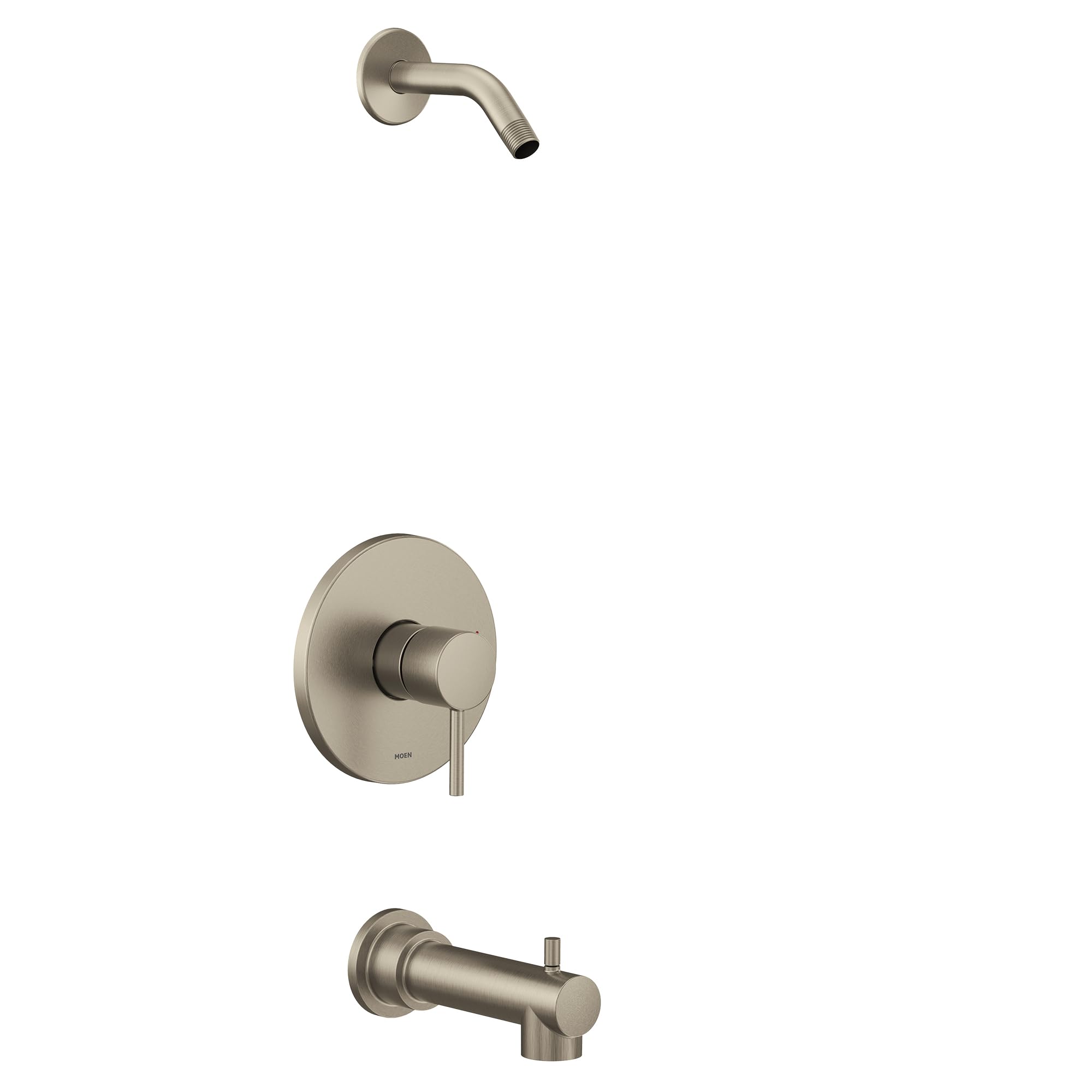 Moen M-CORE shower trim kit mitigeur monocommande de baignoire en finition nickel brossé