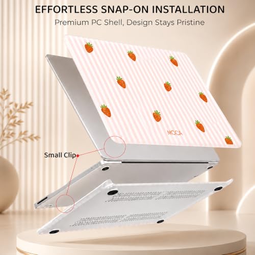 Image of MOCA Case Compatible with MacBook Air 13 inch M5 M4 M3 M2 2026-2022 Hardshell Cover for MacBook Air 13.6, A3449 A3240 A3113 A268