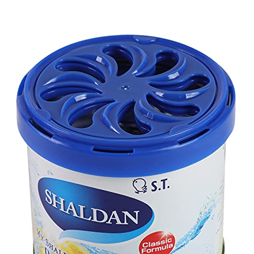 Image of Auto Dynasty My Shaldan Japanese Room /Car Limonene Gel Natural Air Freshener, Cans, Blue Squash Scent, 80g