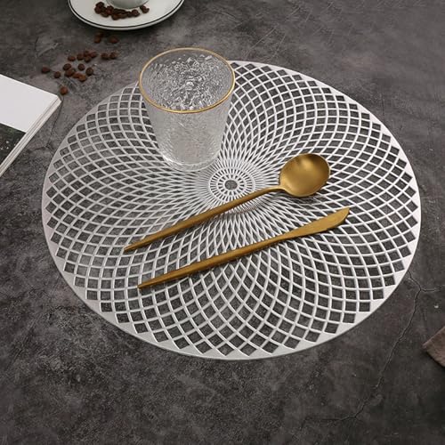 Set de table antidérapant KnSam argenté pour protéger et décorer votre table sans effort