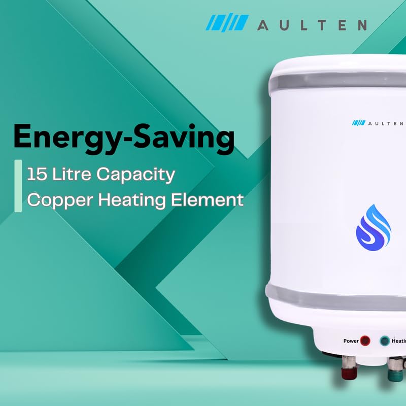 Image of AULTEN Stellar 15 Ltr Geyser 5 Star Rated Storage Water Heater (Geyser) With Advanced Multi-Layered Safety
