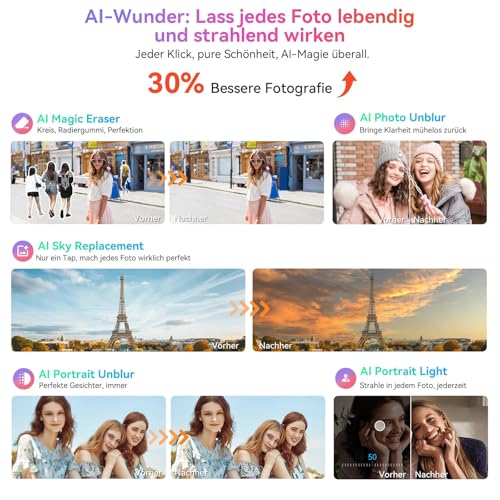 Blackview Tab 60 Pro Android 15 Tablet con Scheda SIM, 12 GB RAM + 128 GB ROM/2 TB TF, 10 pollici con Widevine L1, Unisoc T606 Octa-core Gaming Tablets, Dual 4G SIM, 5G WiFi, 7700 mAh/Face ID/GMS/GPS - Immagine 4