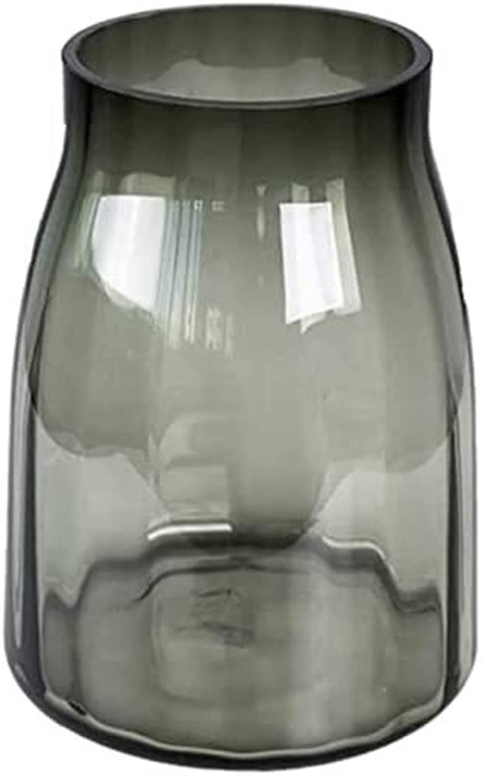 Vase en verre pour composition florale et plante hydroponique