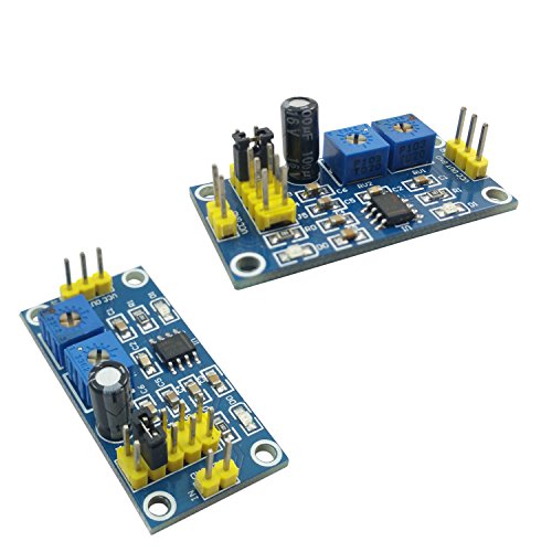 [initeq] 2-Pack NE555 555 Timer Breakout Module Adjustable Square Wave Pulse Generator Shield