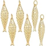 Cadeaux parfaits:Les breloques en forme de poisson rouge sont parfaites pour créer des cadeaux uniques.. Vous pouvez ajouter vos décorations préférées, faire des cadeaux, et les offrir à la famille et aux amis à l'occasion de fêtes comme Noël, Action de grâces, anniversaires, etc.. En souvenir