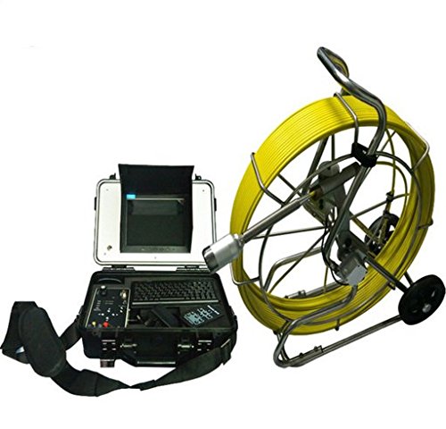 self-Levelling CCD Camera Endoscope Underwater Pipe Sewer Inspection Camera with 120m Cable