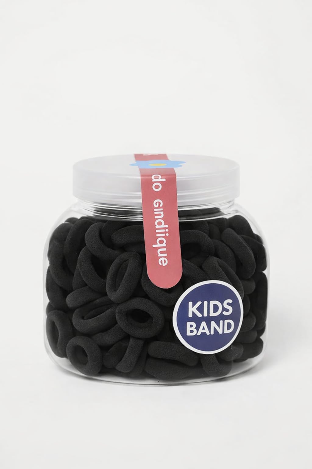 Frescorr |100 pcs | Kids Hair Bands Small | Hair Elastics | Baby Girl Mini Hair Rubber Bands | Tiny Ponytail Rubber Band (Black)