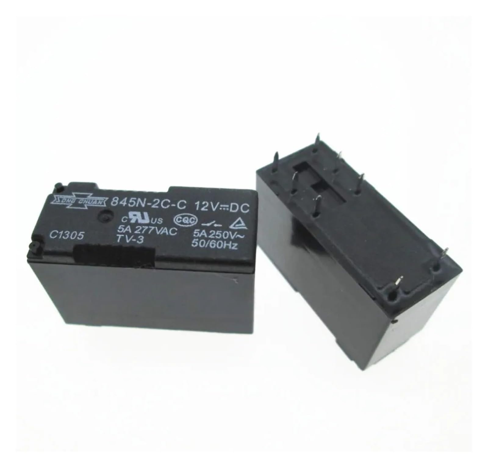 OSHZIKJII 12V relay 845N-2C-C-12VDC 845N2CC 12V 12VDC DC12V 5A 250VAC DIP8