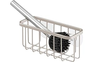 iDesign Kitchen Sink Sponge Holder with Suction Cups