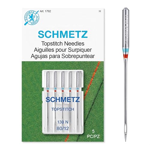 SCHMETZ Topstitch Sewing Machine Needles - Quilting & Topstitching Supplies,