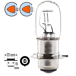 AMPOULE 12V 35/35W PX15D P22D T19 MOTO SCOOTER MOBYLETTE