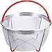 Steamer Basket for Instant Pot Accessories With Divider Instapot fits duo plus ultra Ninja Foodi 6 Qt 8 Quart Vegetable Pressure Cooker instant pot steamer Bonus Steam Release Accessory,Tong & eBook