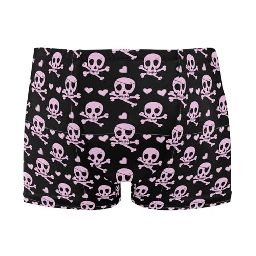 Skull Mens Swim Trunk Swimwear Bathing Suit Swim Brief Square Leg Board Short S B0405380