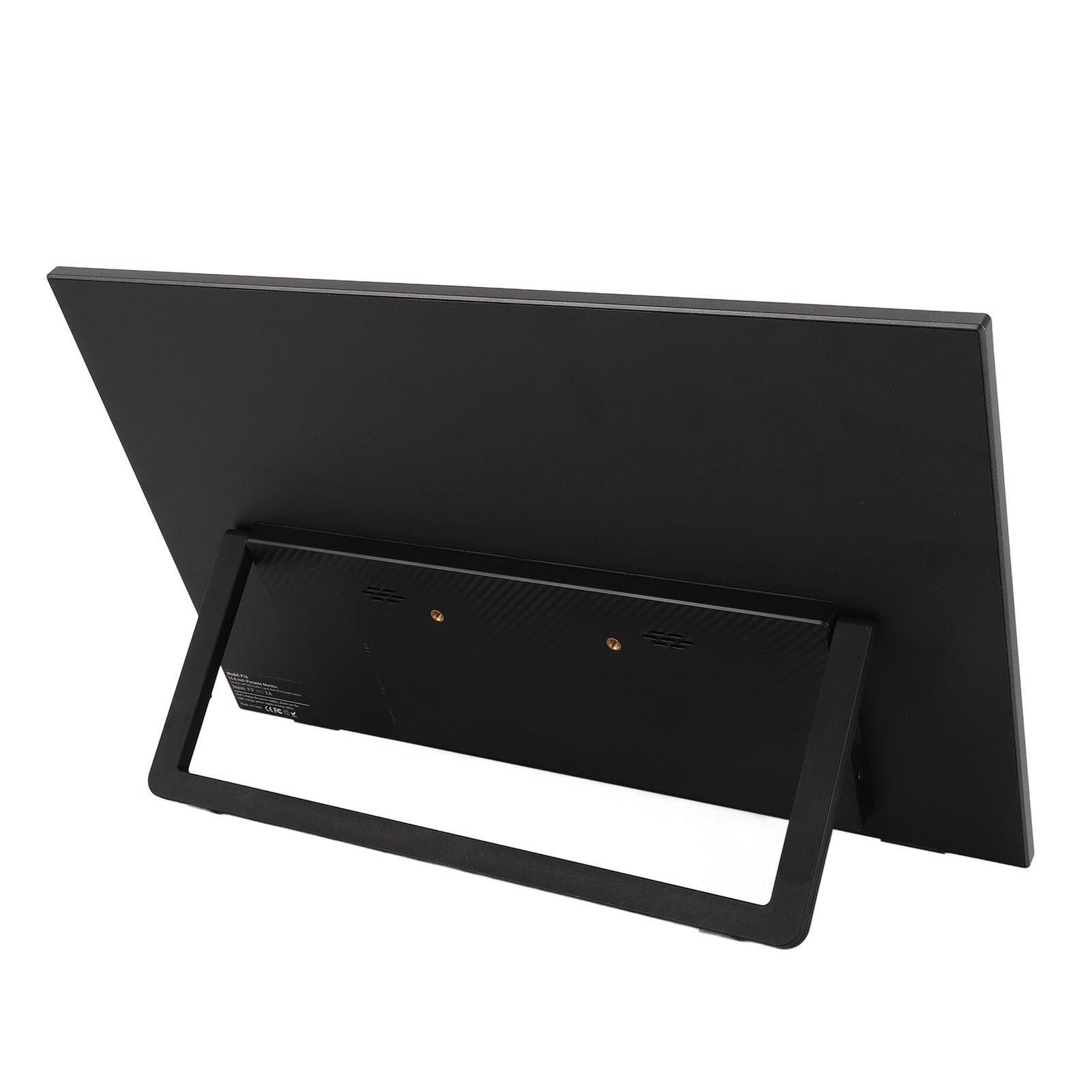 Przenośny Wyświetlacz 15,6 Cala, Ekran IPS Full HD 1080P, Wyjątkowo Cienki, Lekki, Wiele Możliwości Podłączenia, Regulowana Podstawa, do Laptopów, Konsol, Prezentacji