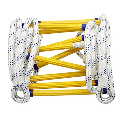 Corde d'évacuation d'urgence de 15 mètres avec crochets de fixation robustes