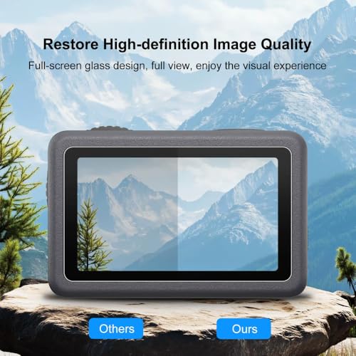 Image of Yantralay Combo Kit for D JI OS MO Action 6 Camera with Silicone Rubber Case & Set of 2 Tempered Glass | Complete Protection Kit for D JI Os mo Action 6 | Action 6 Accessories