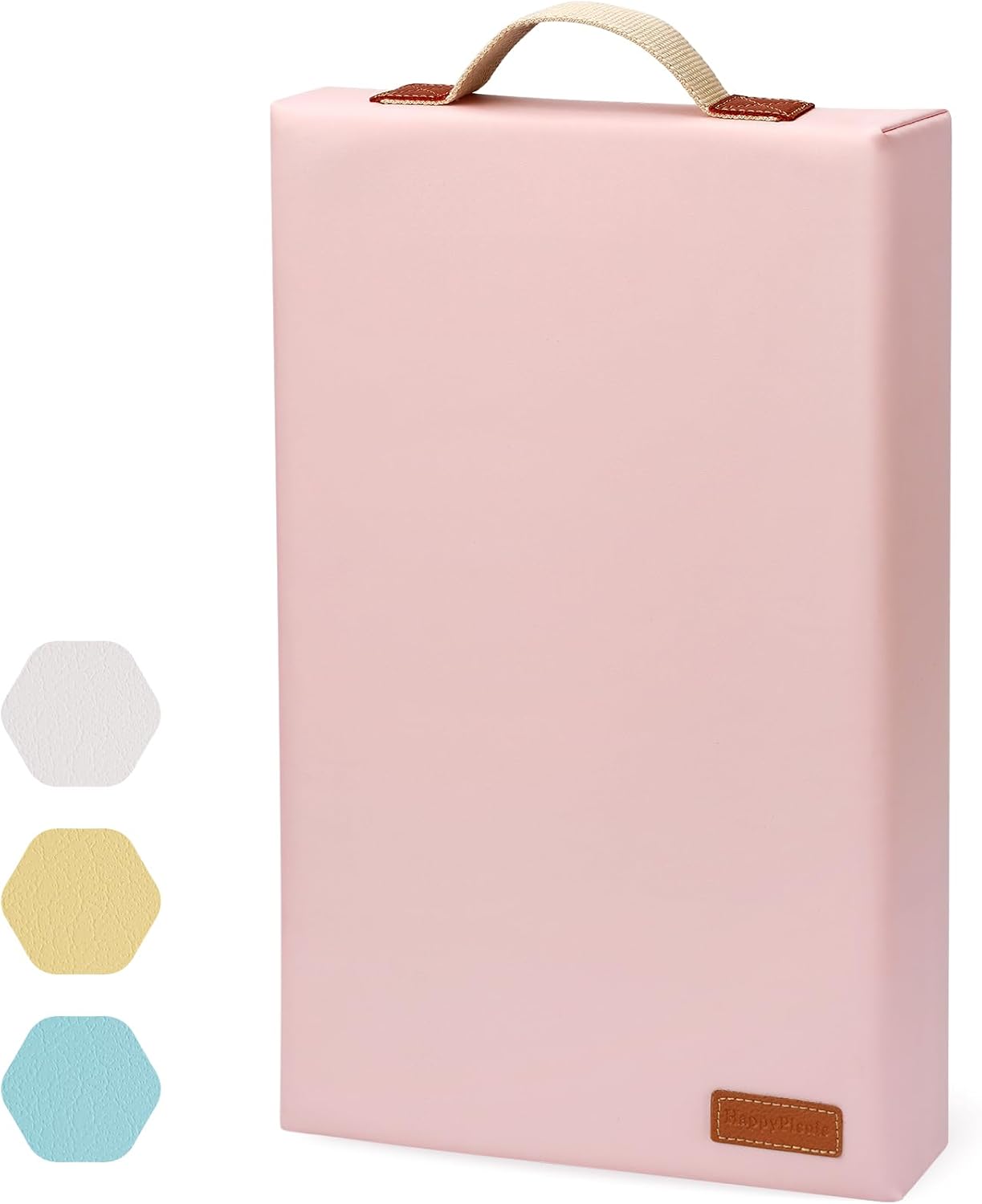 HappyPicnic Waterproof Kneeling Pad for Garden or Bath, 2 inch Thick Soft Foam Kneeler Mat for Gardeners Knee Support or Bathtub Bathing Baby with Handle and Removable Cover-Green - Thumbnail 2