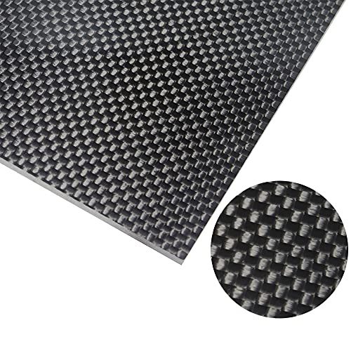 ARRIS 400X500X1.0MM 1.5MM 2.0MM 2.5MM 3.0MM 3.5MM 4.0MM 4.5MM 5.0MM 100% 3K Carbon Fiber Plate Plain Weave and Glossy Finish (Glossy Surface)