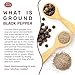 Ground Black Pepper Fine Grind Pure 14 Ounce (400g) - by Spicy World