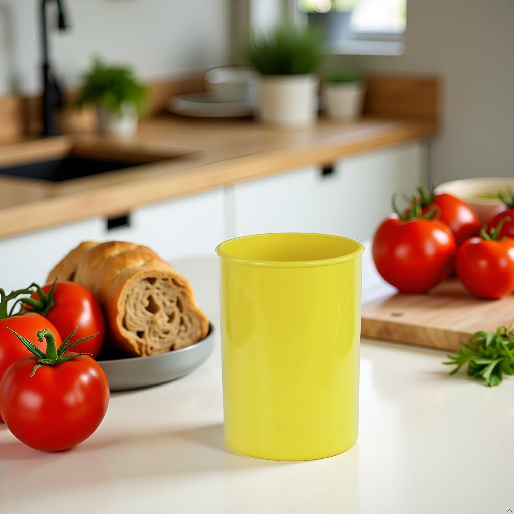 Reston Lloyd Calypso Basics - Soporte de plástico para utensilios, color limón