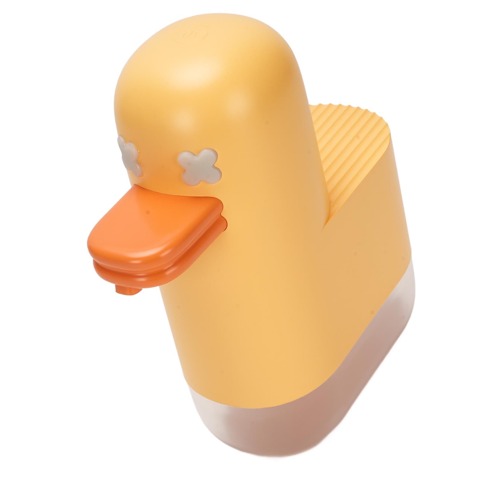 Fabater Cute Duck Dispenser Automatico Sapone Schiuma, Dispenser Sapone Mani Touchless Intelligente con Batteria Ricaricabile 1200mAh, Schiuma con Sensore 350ml per Bagno, Plastica ABS (B)