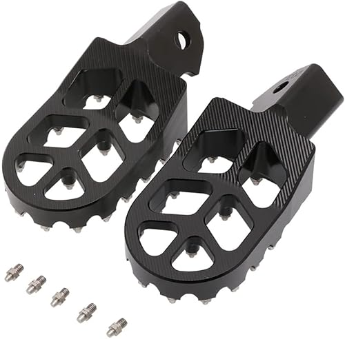 Miniatura 2 de AnXin Estriberas de motocicleta para motocross Estriberas para pedales CNC para CRF250F 19-24 XR150L 15-24 CRF150F CRF230F 03-19 Hawk 250 Dirt Pit