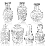 Verdicktes Design: Alle Seiten und der Boden der Vase sind verdickt, sehr schwer und lassen sich nicht leicht umwerfen. Die Kristalle Blumenvasen sehen elegant aus, werden zu einem Hingucker in Ihrem Zuhause.