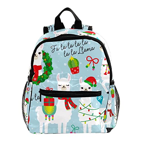 Sac à dos alpaga pour enfants motif lama et cactus 30cm