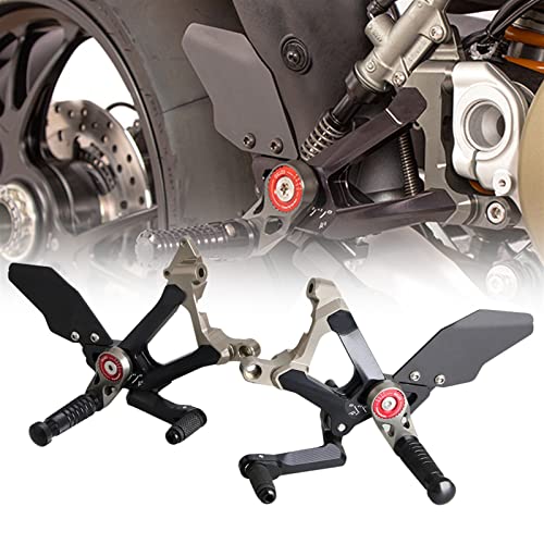 Repose-pieds CNC pour Ducati Streetfighter V4, l'élégance de l'aluminium