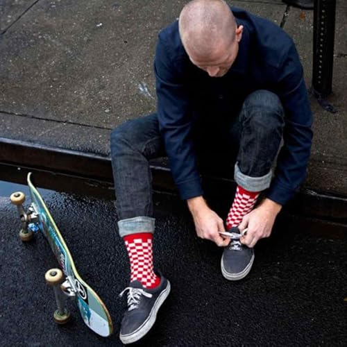 COUVER Mens Cotton Novelty Crew Dress Socks with Cute Animal Design, 10-13, 1 Pair4