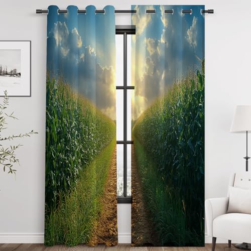 Rideaux décoratifs doux style rustique et opaque pour grand vitrage - 4
