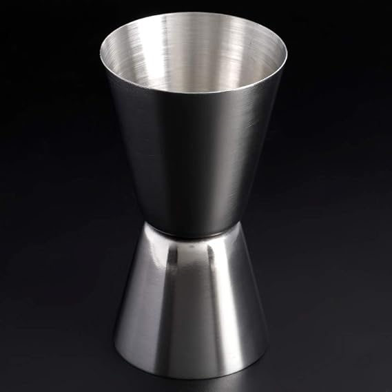 Jingyi Cocktail Jigger, 20/40ml Stainless Steel Cocktail Jigger Double Head Measurement Container Ounce Alcohol Measurement Container