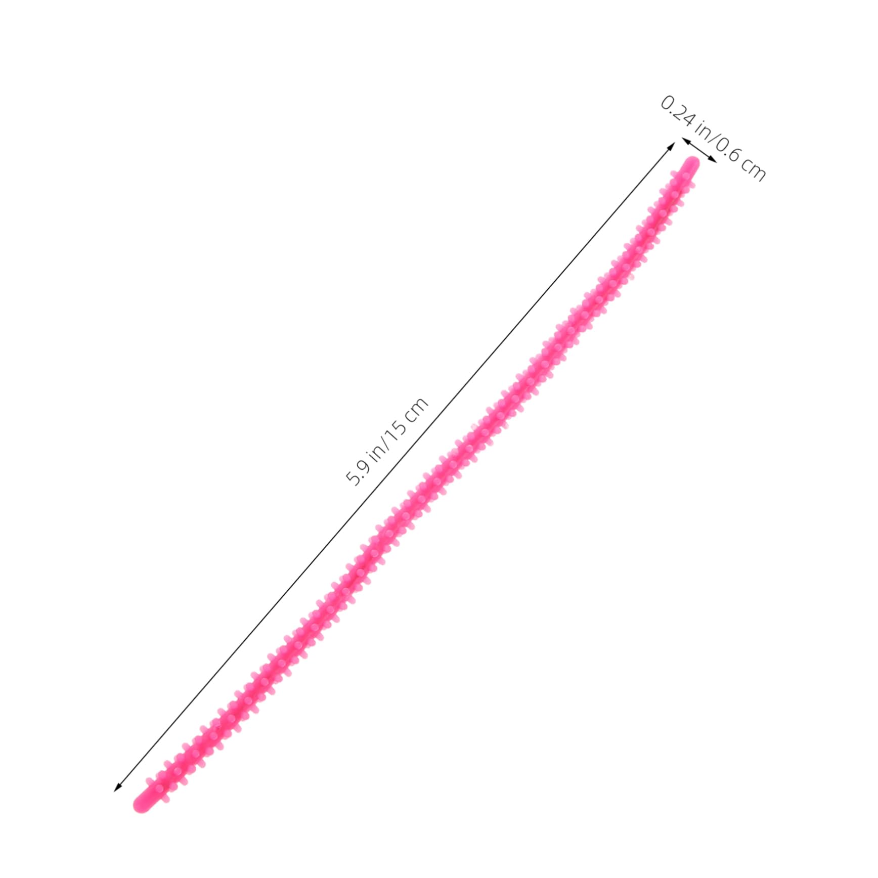 40 Piezas Rodillos de Cabello de Silicona para Mujeres Rizador de Cabello Spiral Perm Rodillos de Color Rosa Pequeño