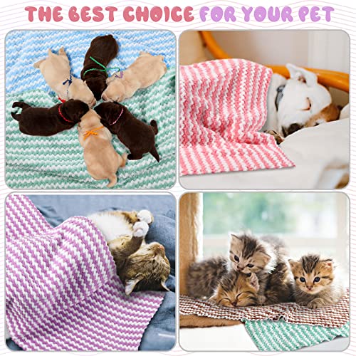 image for Moukeren 20 Pieces Guinea Pigs Blankets Hamster Fleece Cage Liners Sof