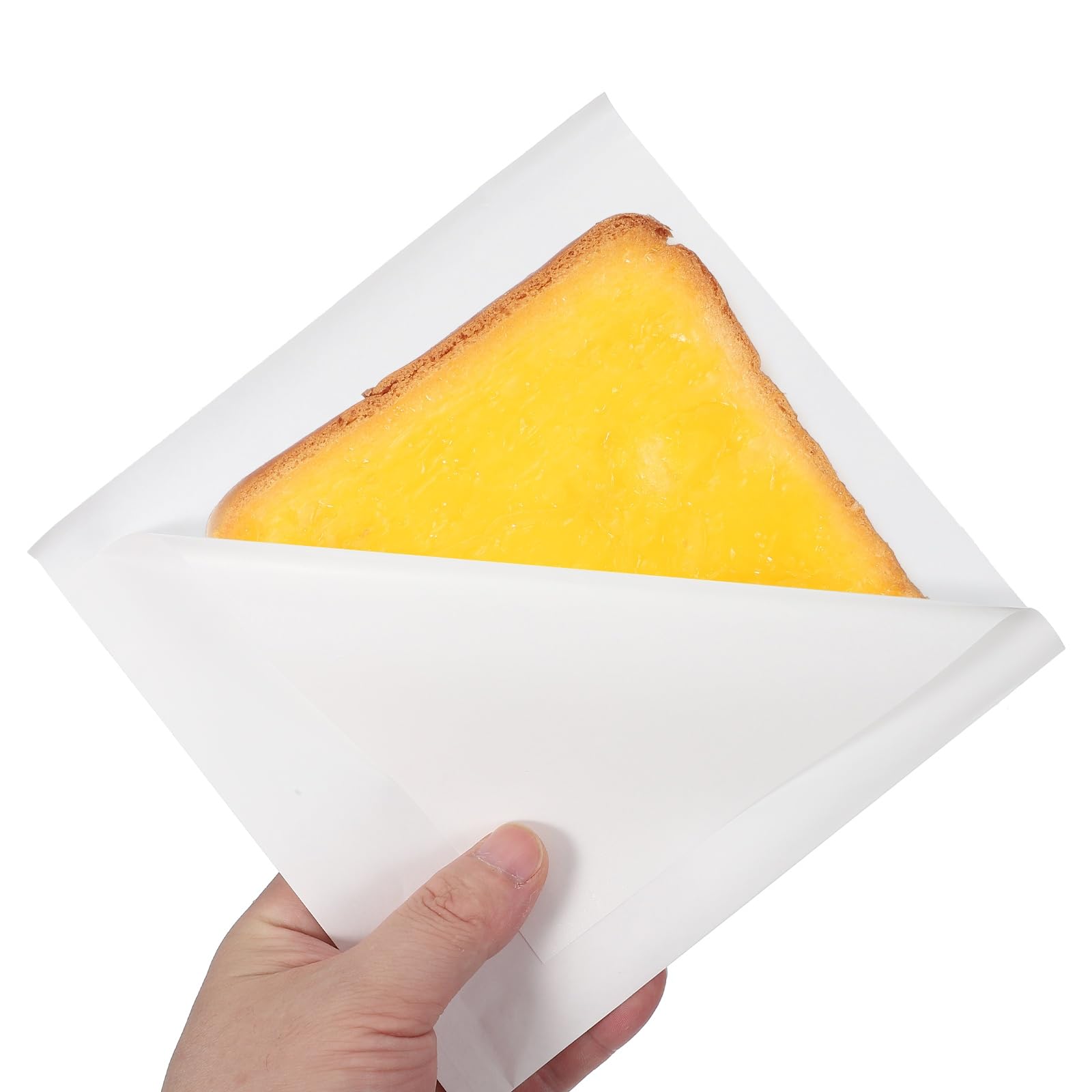 Sacs à pâtisserie en papier sulfurisé blanc 17x17 pour sandwich bretzel snacks