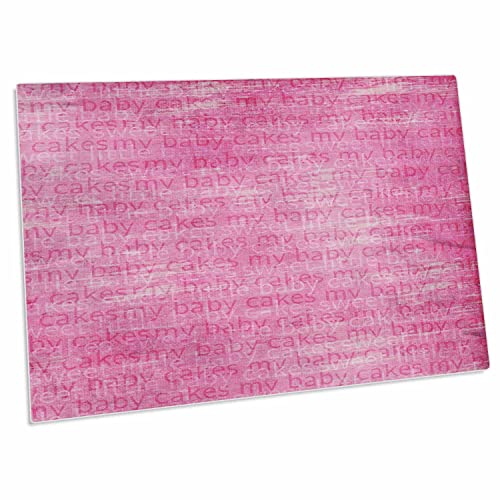 3dRose Pad de Escritorio con Diseño Tipográfico Rosa miniatura 1