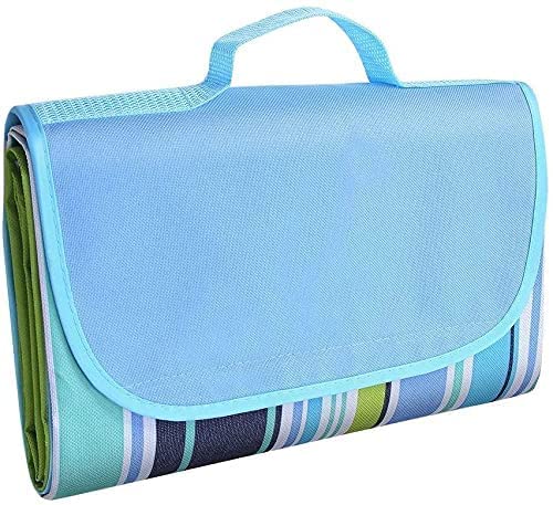 Neshri Picnic Blankets Waterproof Foldable, Beach Mat, Large Outdoor Blanket Picnic Mat Portable, Used for Yoga, Camping Hiking Grass Travelling, Picnic Backpack Accessories (180X150 cm)