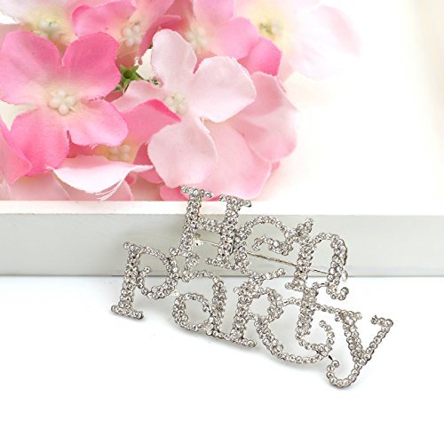 Boutique de novia cristal diamante broche Boda Regalos de Fiesta de estilo personalizado