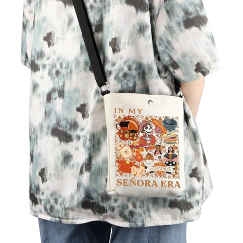 WCGXKO In My Senora Era Crossbody Bag Cute Latina Gift Mexican Design Gift Mexican Gift3