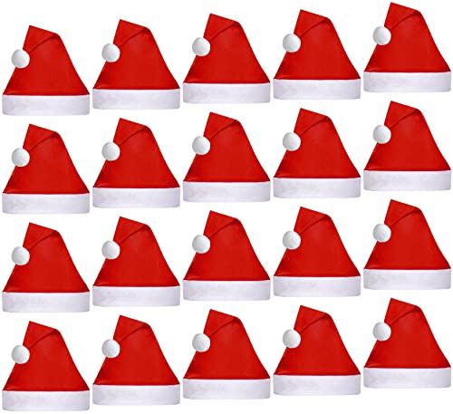 BEYAOBN Cappello di Natale Set da 20 Pezzi Cappello di Babbo...