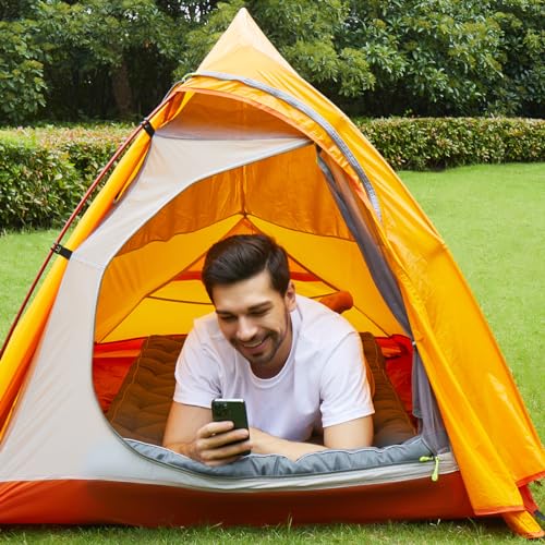 Jamdok Camping Matratze (190 x 75 cm),Cotton Mat für Camp Bett, Gesteppte Liegematten für Camping, Schlafmatte, Roll-up und Faltbare Cotton Sleeping Matte, Tragbar, Grau