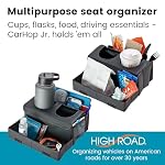 High Road Front Passenger Seat Organizer with Cup Holder and Storage Tray - Image 2