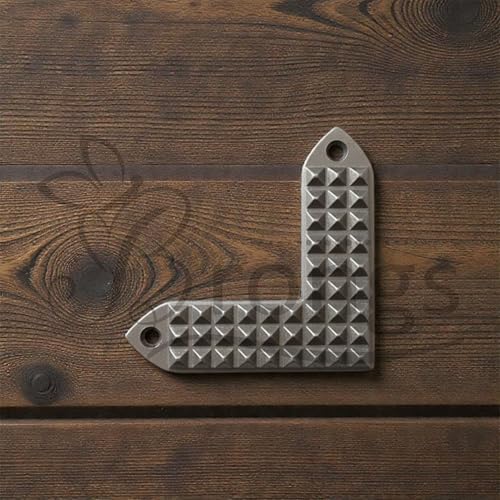Image of Lead L Shape Pyramid Strip |Size-3.5Inch |Weight of 1 Pyramid Strip- 134gm Approx | Angle Strip with Pyramid Design |Vastu Remedy Item | Energy Balancing Tool |Pack of 3