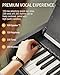 Donner DDP-90 Pro Digital Piano, 88 Key Weighted Piano Keyboard for Beginner/Professional with Three Pedals, Support U-disk Music Playing, PC/Tablet/Cell Phone Connecting, Audio In/Output