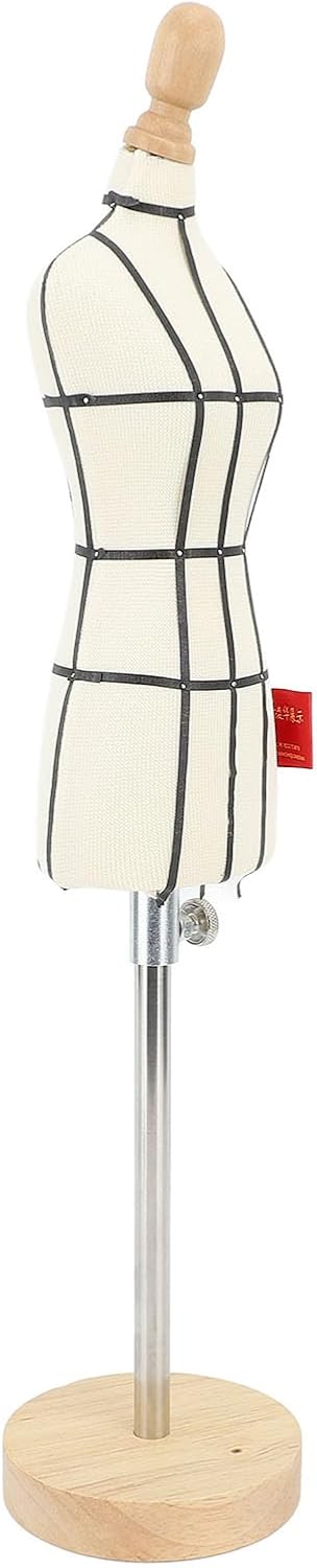VINGVO Miniature Dress Form for Dressmaking, Teaching (1/2 Size)