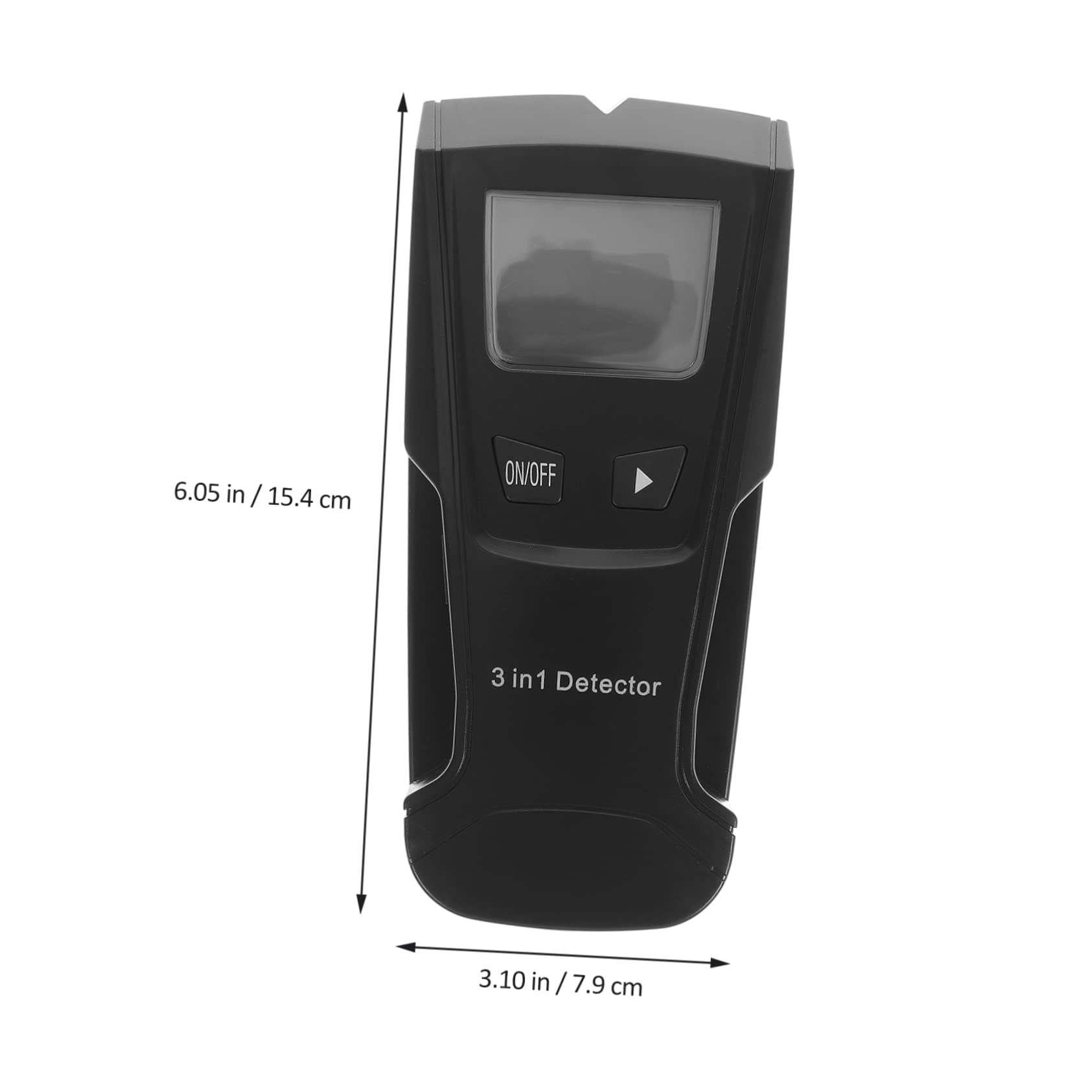 Elektronischer Wandscanner 6f22 9v mit Lcd Display, Schwarz