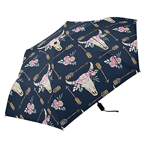 Parasol Compact Anti-UV Voyage Boho - Votre allié léger sous le soleil et la forte pluie